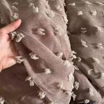 Κουρτίνα Πον Πον με Τρέσα 521 Καπουτσίνο (270x280cm)