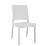 Καρέκλα Κήπου Elite Rattan 44×58×88cm (Λευκό)