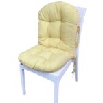 Μαξιλάρι Καρέκλας Round Κίτρινο