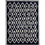 Χαλί Shaggy με Κρόσια Σκούρο Μπλε (150x200cm)