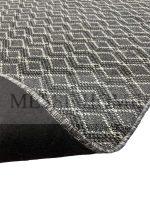 Σετ Κρεβ/μαρας Bouclé Καρό Ανθρακί (3 Τεμάχια) - Image 2