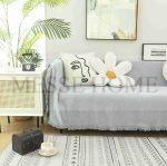 Ριχτάρι Chenille Με Κρόσια C100-11 Γκρι 4 Διαστάσεις)