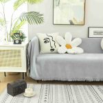 Ριχτάρι Chenille Με Κρόσια C100-11 Γκρι 4 Διαστάσεις)