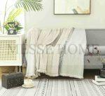 Ριχτάρι Chenille Με Κρόσια C100-10 Εκρού (4 Διαστάσεις) - Image 3