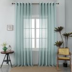 Κουρτίνα Λινή με Κρίκο 6023 Βεραμάν (270x290cm)