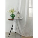 Κουρτίνα Λινή με Τρέσα 6023 Γκρεζ (270x290cm)