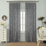 Κουρτίνα Σκίασης με Τρέσα 6025 Γκρι (270x285cm)