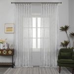 Κουρτίνα Γάζα με Τρέσα 6031 Λευκό Βεραμάν (270x265cm)