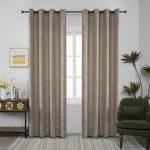 Κουρτίνα Μέτριας Σκίασης Με Κρίκους 140x270cm (Πούρου)