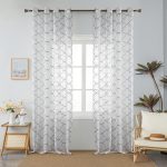 Κουρτίνα Γάζα με Κρίκους 6012 Γκρι (140x285cm)