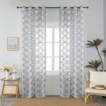 Κουρτίνα Γάζα με Κρίκους 6012 Μαύρο (140x285cm)