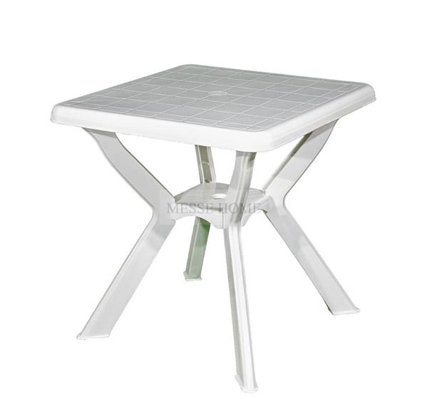 trapezi-plastiko-demeno-70x70cm-leyko Τραπέζι Πλαστικό Δεμένο 70×70cm (Λευκό) - Image 1