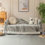 Ριχτάρι Chenille Με Κρόσια C3-12 Ανθρακί (4 Διαστάσεις)