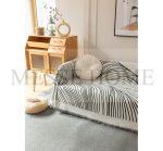 Ριχτάρι Chenille Με Κρόσια C3-12 Ανθρακί (4 Διαστάσεις) - Image 2