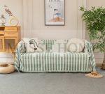 Ριχτάρι Chenille Με Κρόσια C4-5 Πράσινο (3 Διαστάσεις)