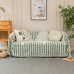 Ριχτάρι Chenille Με Κρόσια C4-5 Πράσινο (3 Διαστάσεις)