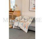 Ριχτάρι Chenille Με Κρόσια C9-7 Μπλε-Πορτοκαλί (4 Διαστάσεις) - Image 3