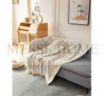 Ριχτάρι Chenille Με Κρόσια C3-1 Μπεζ (4 Διαστάσεις) - Image 3