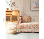 Ριχτάρι Chenille Με Κρόσια C3-3 Πορτοκαλί (4 Διαστάσεις) - Image 2