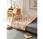 Ριχτάρι Chenille Με Κρόσια C3-3 Πορτοκαλί (4 Διαστάσεις) - Image 3