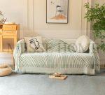 Ριχτάρι Chenille Με Κρόσια C3-5 Πράσινο (4 Διαστάσεις)