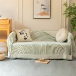 Ριχτάρι Chenille Με Κρόσια C3-5 Πράσινο (4 Διαστάσεις)