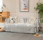 Ριχτάρι Chenille Με Κρόσια C4-11 Γκρι (3 Διαστάσεις)