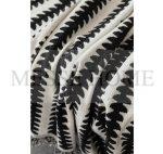 Ριχτάρι Chenille Με Κρόσια C4-12 Μαύρο (3 Διαστάσεις) - Image 4