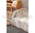 Ριχτάρι Chenille Με Κρόσια C8-4 Μπεζ (4 Διαστάσεις) - Image 4