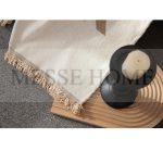 Ριχτάρι Chenille Με Κρόσια C8-4 Μπεζ (4 Διαστάσεις) - Image 3