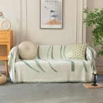 Ριχτάρι Chenille Με Κρόσια C8-5 Πράσινο (4 Διαστάσεις)