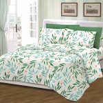 Σετ Σεντόνια Μονά Με Φύλλα (4 Τεμαχίων)