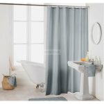 Κουρτίνα Μπάνιου Αδιάβροχη Γκρι 180x180cm