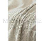 Ριχτάρι Chenille Με Κρόσια C10-1 Εκρού (4 Διαστάσεις) - Image 3