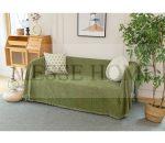 Ριχτάρι Chenille Με Κρόσια C10-5 Λαδί (4 Διαστάσεις)