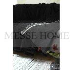 Ριχτάρι Chenille Με Κρόσια C100-18 Μαύρο (4 Διαστάσεις) - Image 4