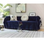 Ριχτάρι Chenille Με Κρόσια C100-20 Μπλε (4 Διαστάσεις) - Image 3