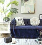 Ριχτάρι Chenille Με Κρόσια C100-20 Μπλε (4 Διαστάσεις)