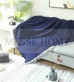 Ριχτάρι Chenille Με Κρόσια C100-20 Μπλε (4 Διαστάσεις) - Image 2