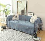 Ριχτάρι Chenille Με Κρόσια C100-7 Σιέλ (4 Διαστάσεις) - Image 2