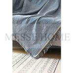 Ριχτάρι Chenille Με Κρόσια C100-7 Σιέλ (4 Διαστάσεις) - Image 4