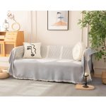 Ριχτάρι Chenille Με Κρόσια C6-11 Γκρι (4 Διαστάσεις)