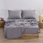 Σεντόνι Γκρι Σκούρο (3 Διαστάσεις)