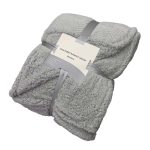 Κουβέρτα Sherpa Υπέρδιπλη (Γκρι)