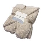 Κουβέρτα Sherpa Υπέρδιπλη (Μπεζ)