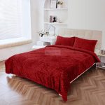 Σετ Κουβερτοπάπλωμα Υπέρδιπλο (Κόκκινο)