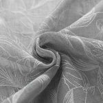 Κουρτίνα Λινή με Τρέσα Γκρι 6041 (2 Διαστάσεις)