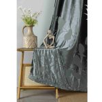 Κουρτίνα Σουέτ με Κρίκο Ανθρακί 6042 (200x290cm)