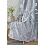 Κουρτίνα Σουέτ με Κρίκο Γκρι 6042 (200x290cm)