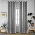 Κουρτίνα Σκίασης με Κρίκο Γκρι 6043 (140x270cm)